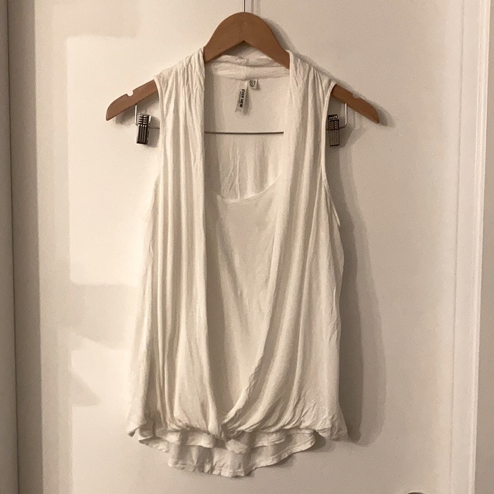 FOREVER/EVER New draped sleeveless top